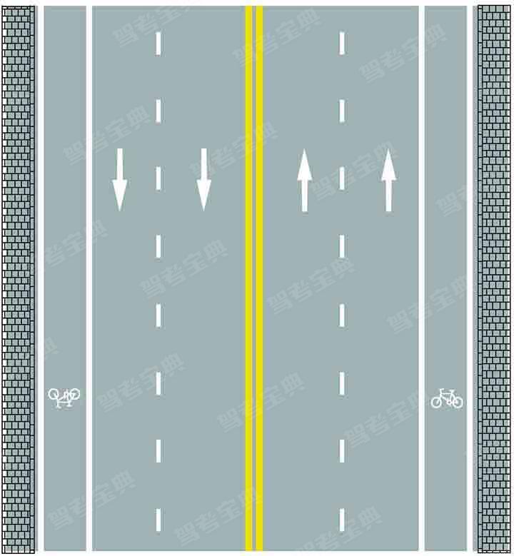 路中心双黄实线是何含义?